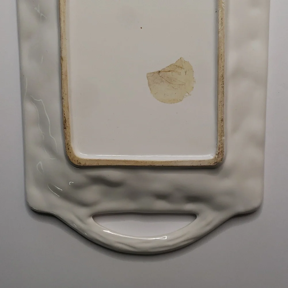East West Distributing, leaf plate/tray, ceramic, collectible.  101